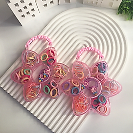 Yıldız figürlü çanta toka set