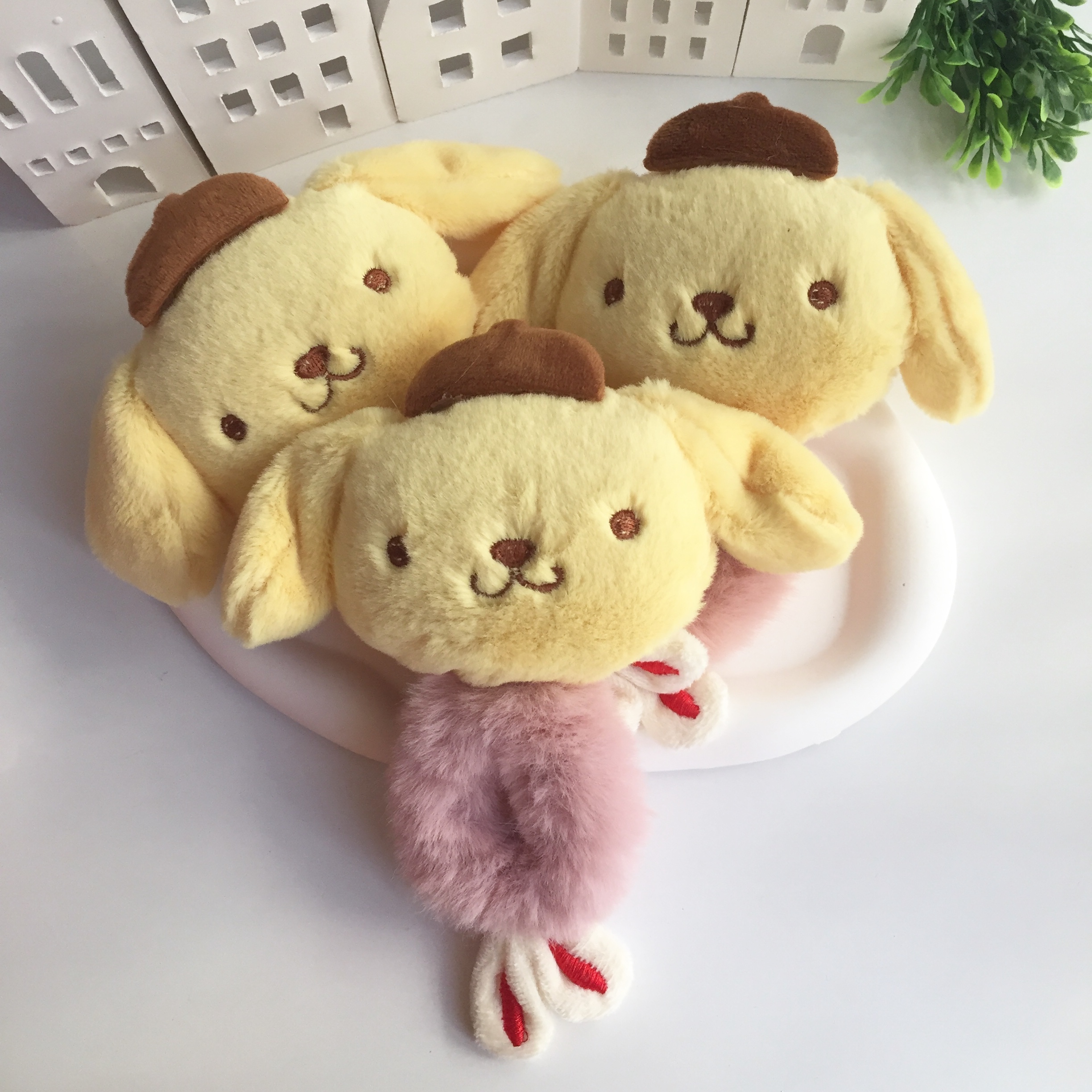 Sanrio pompompurin peluş toka