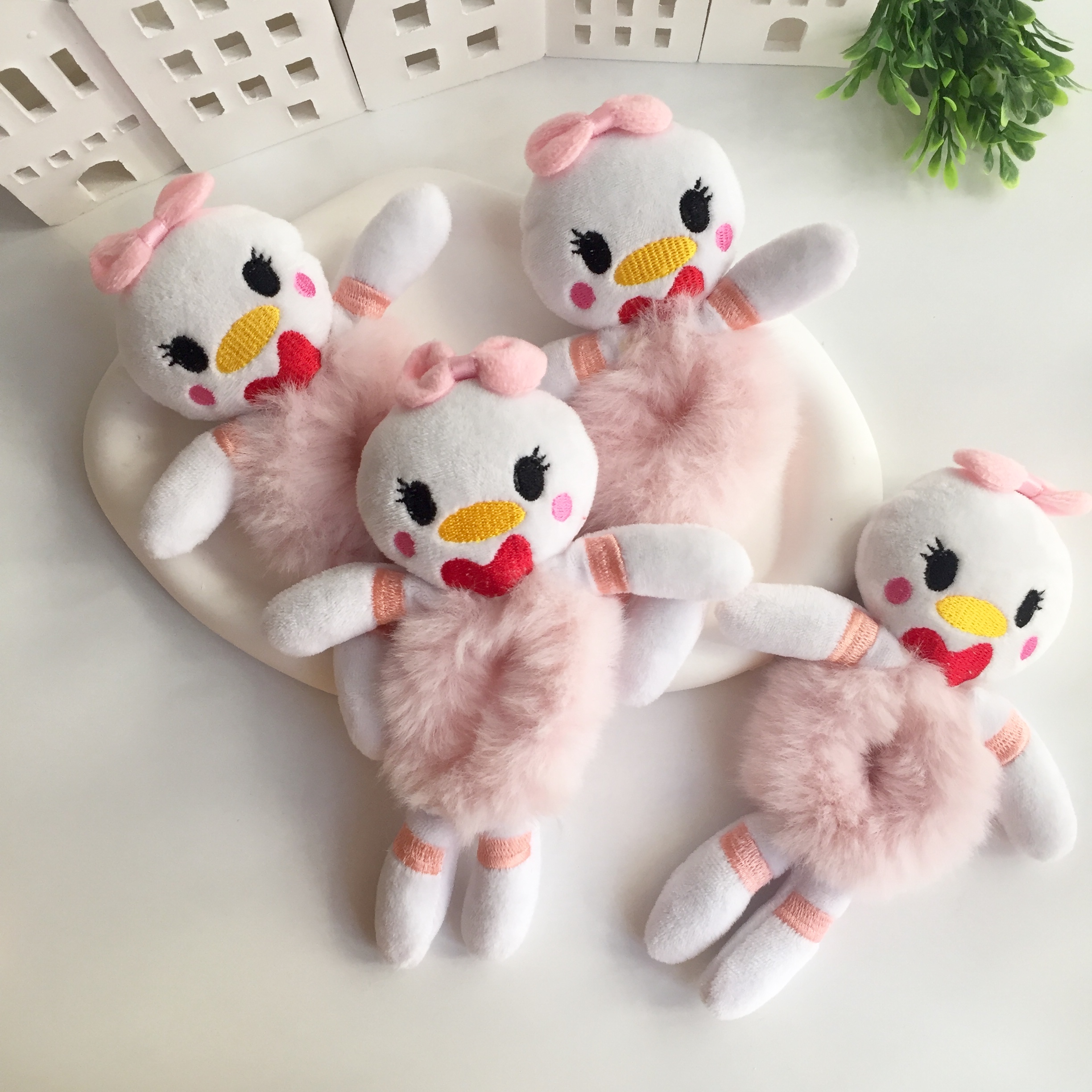 Peluş Topuz Tokası