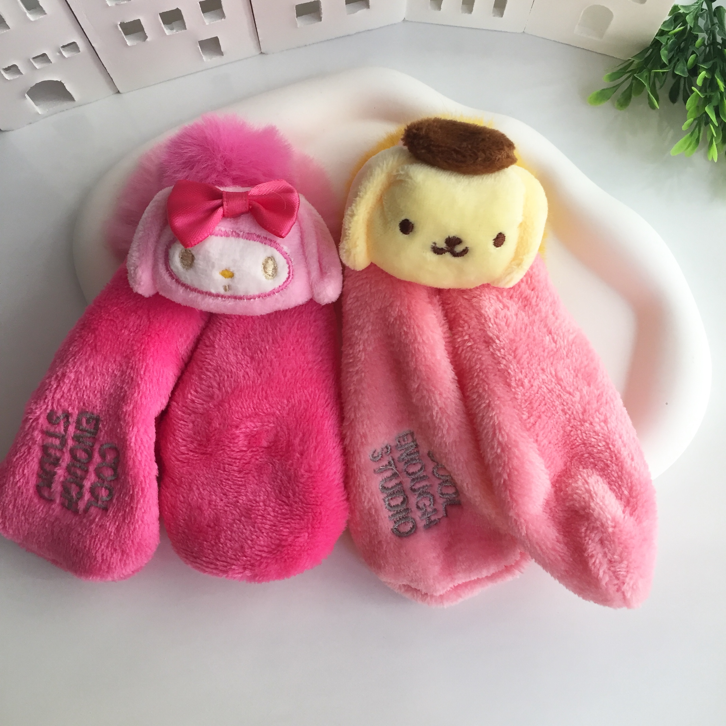 My melody ve pompompurin peluş toka