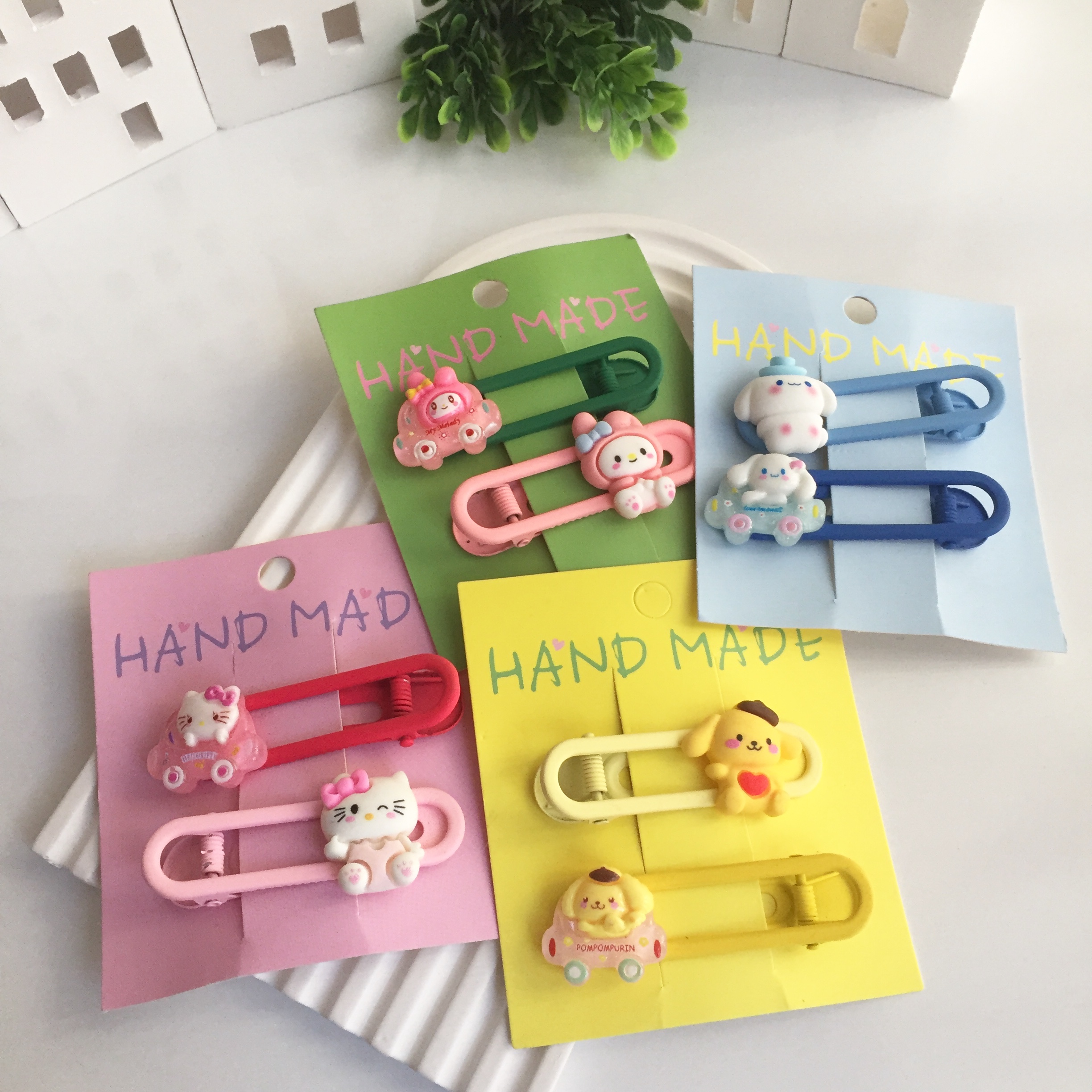 Sanrio metal klips toka