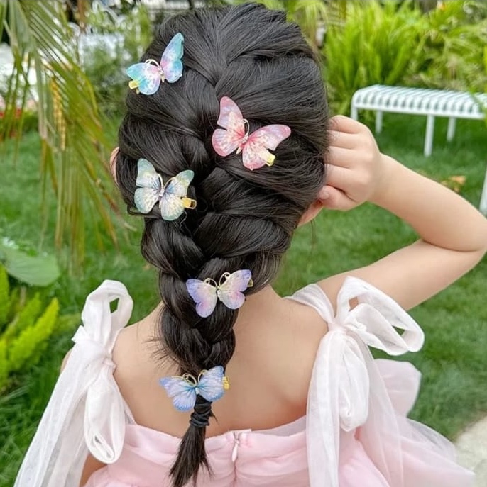 Metal klips kelebek toka 2li