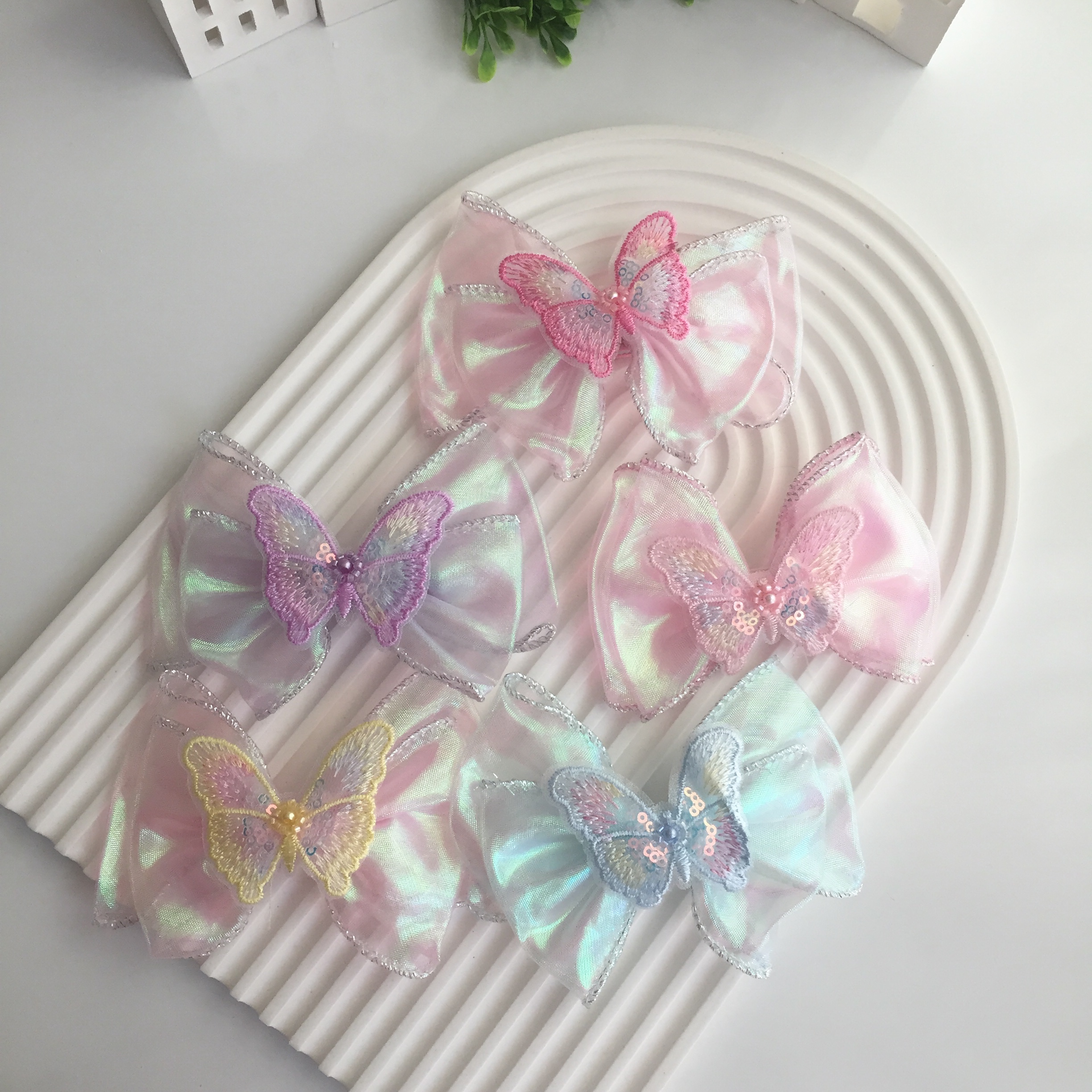 Kelebek figürlü büyük boy klips toka