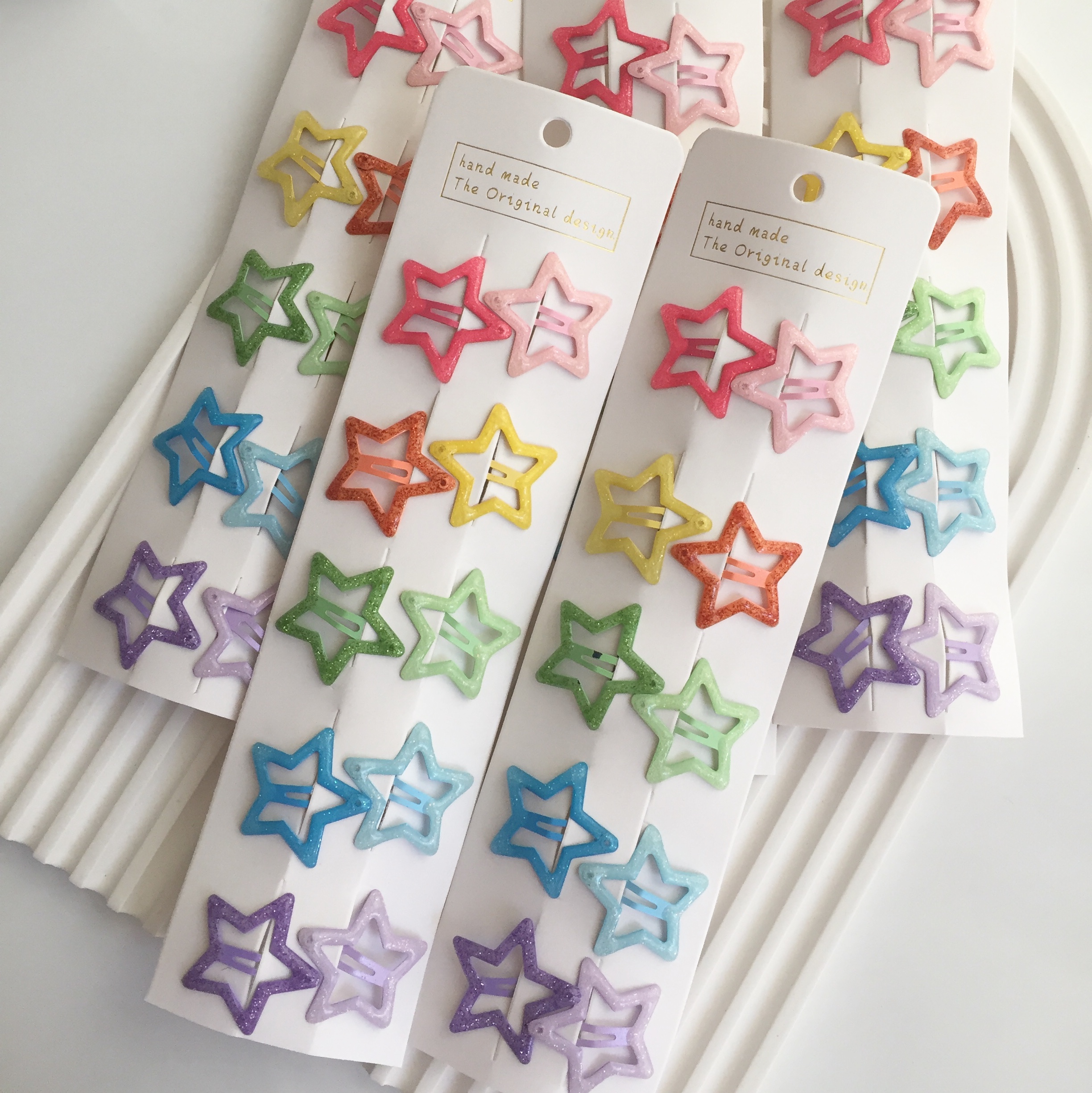 Jel simli 10lu yıldız toka