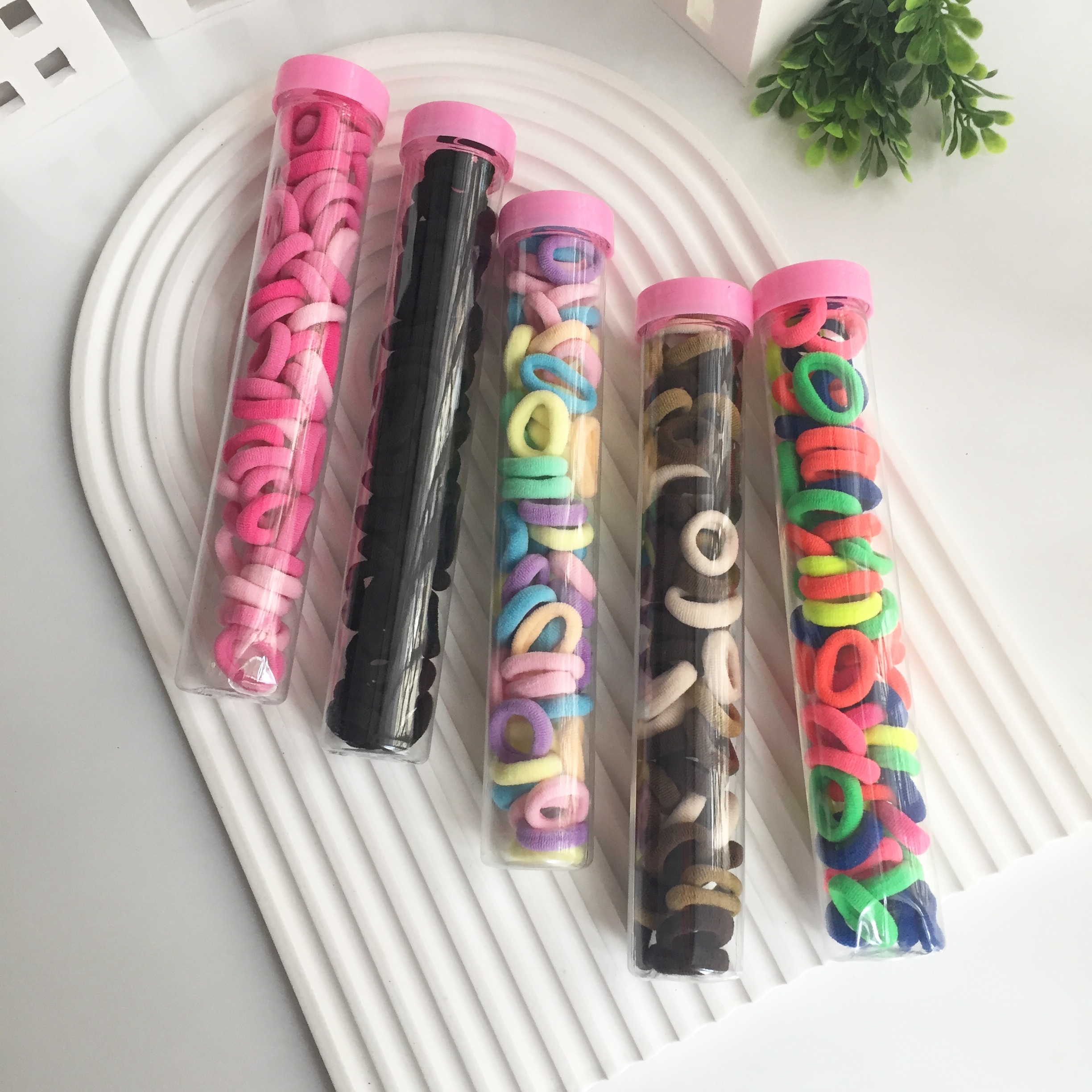 Silindir kutulu renkli Lastik Tokalar