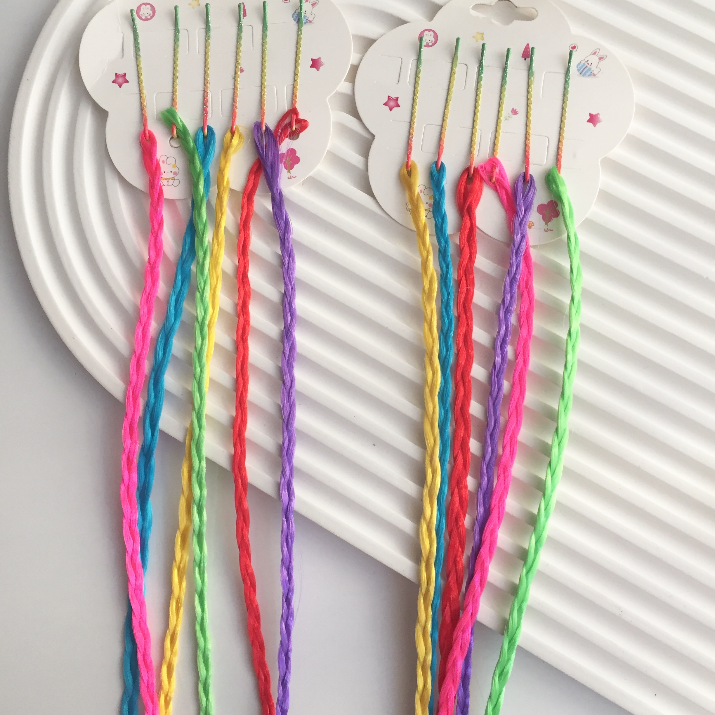 Tel Tokalı 6’lı Renkli Yapay Saç