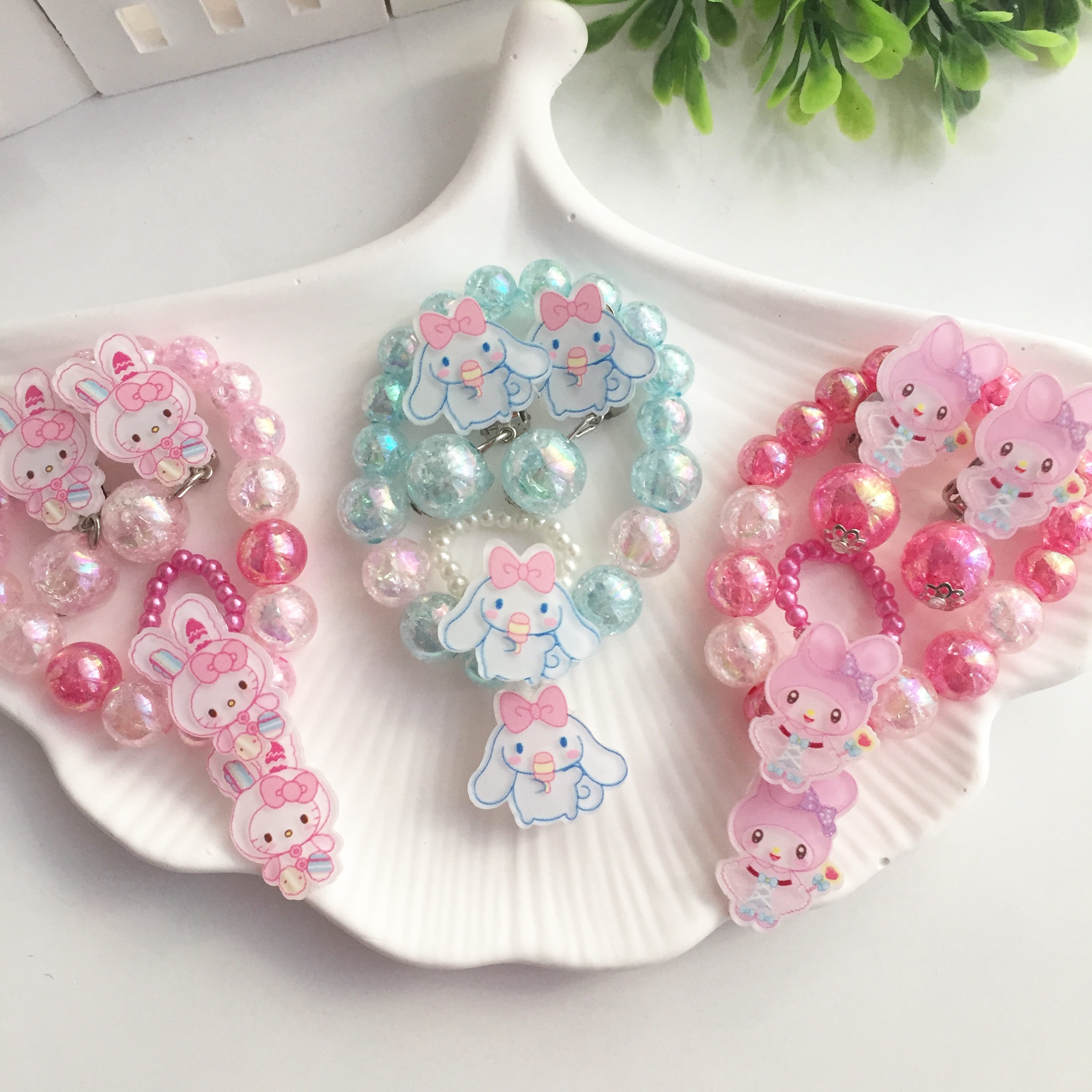 Küpe Bileklik Yüzük Set