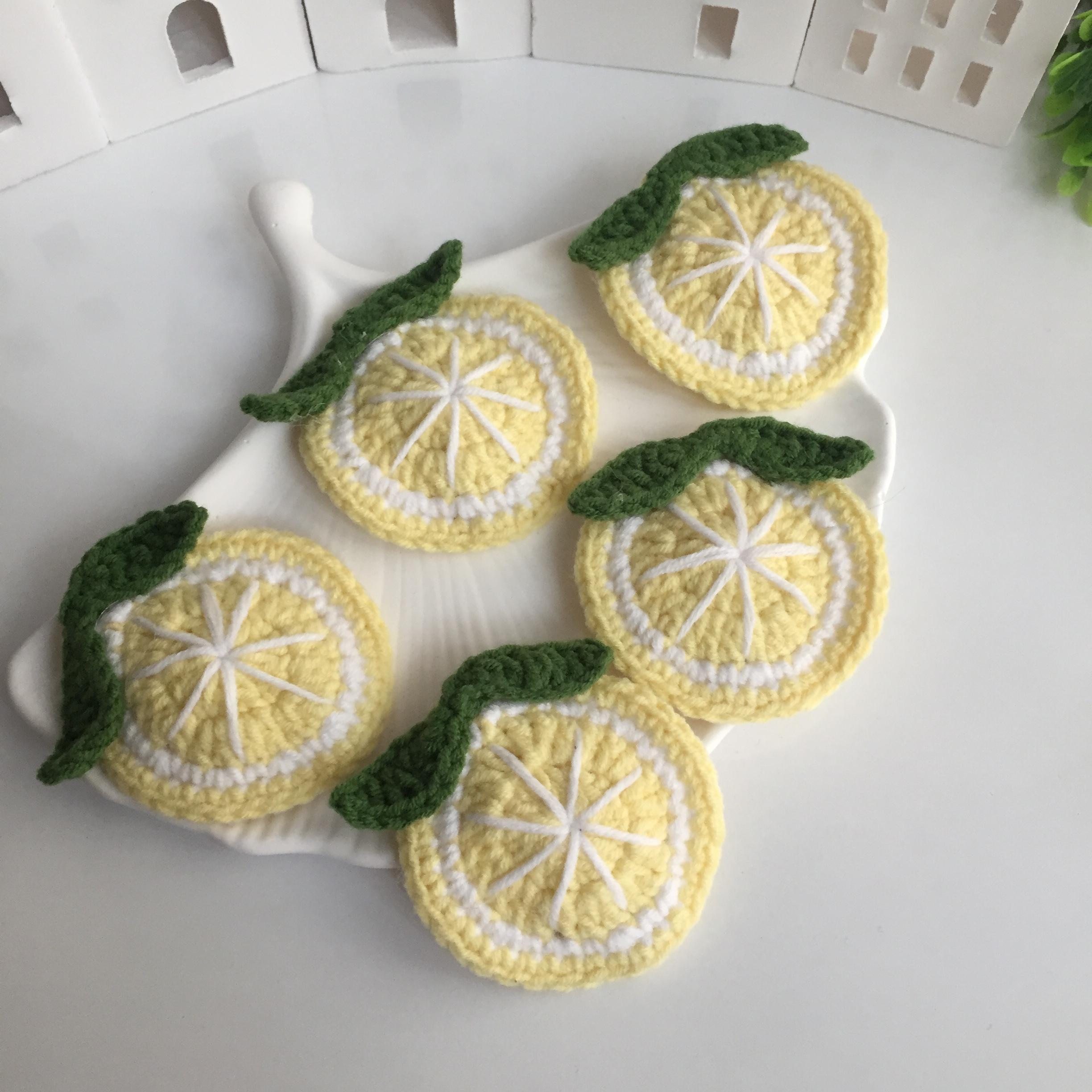 Yuvarlak Dilimli Limon Örgü Toka