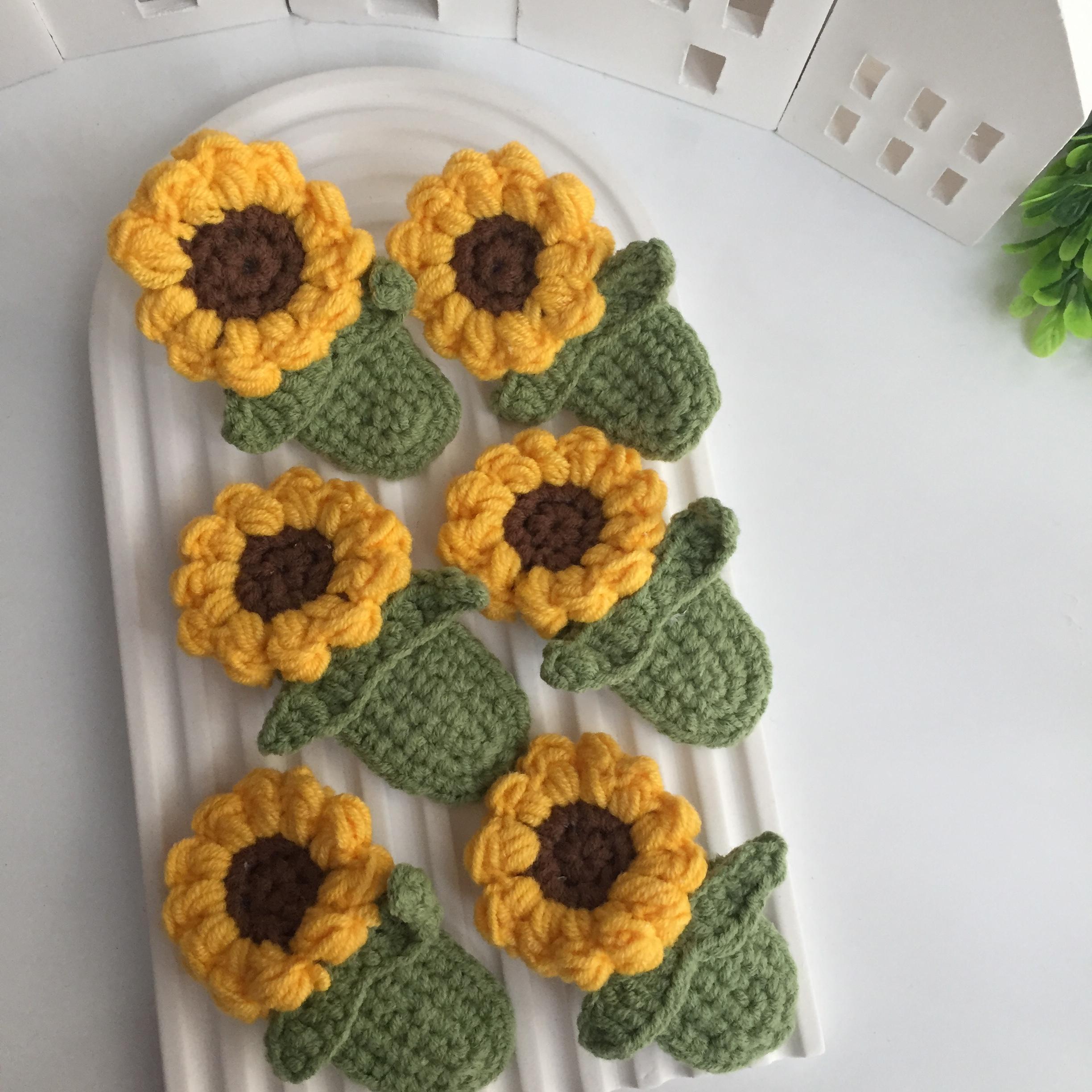 Ayçiçeği Örgü Toka