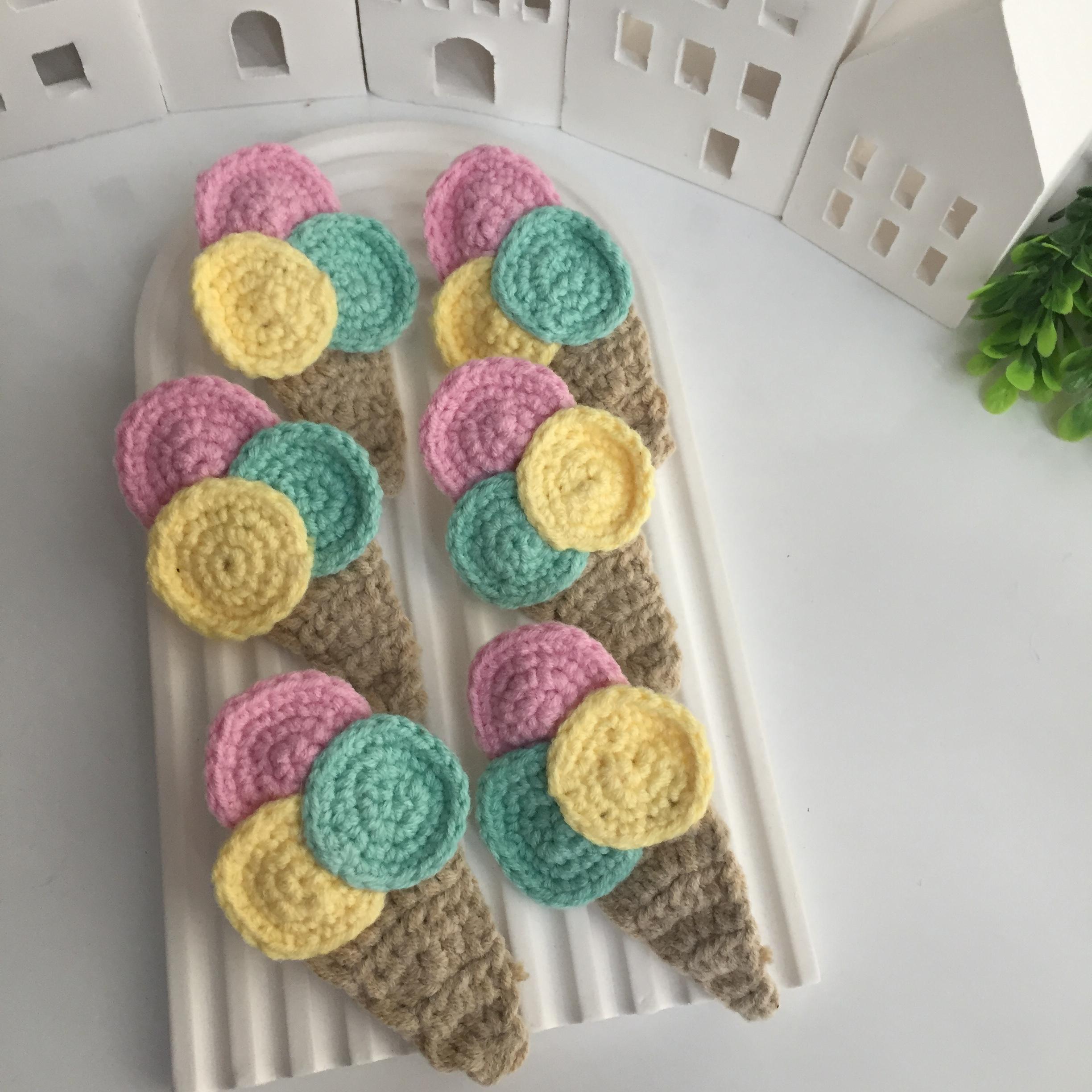 3 Top Dondurma Örgü Toka